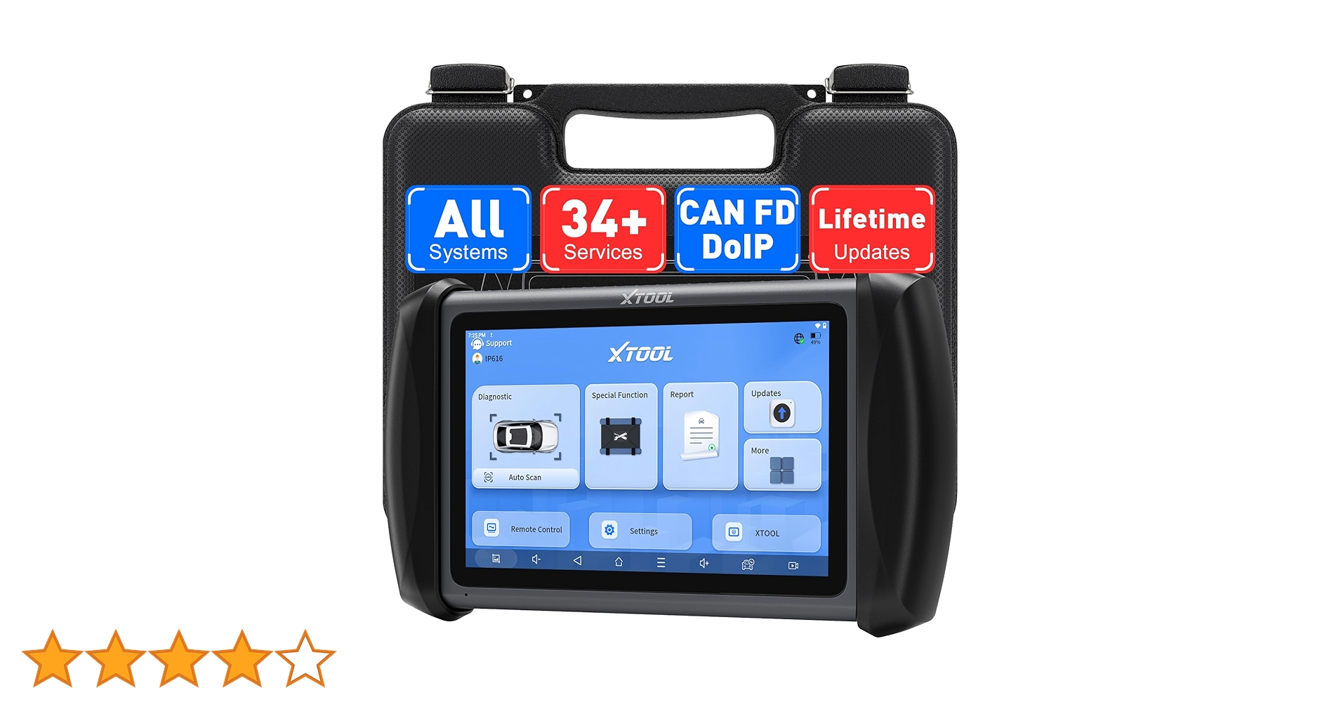 Amazon.co.jp: XTOOL IP616 V2.0 OBD2 スキャナー診断ツール 34